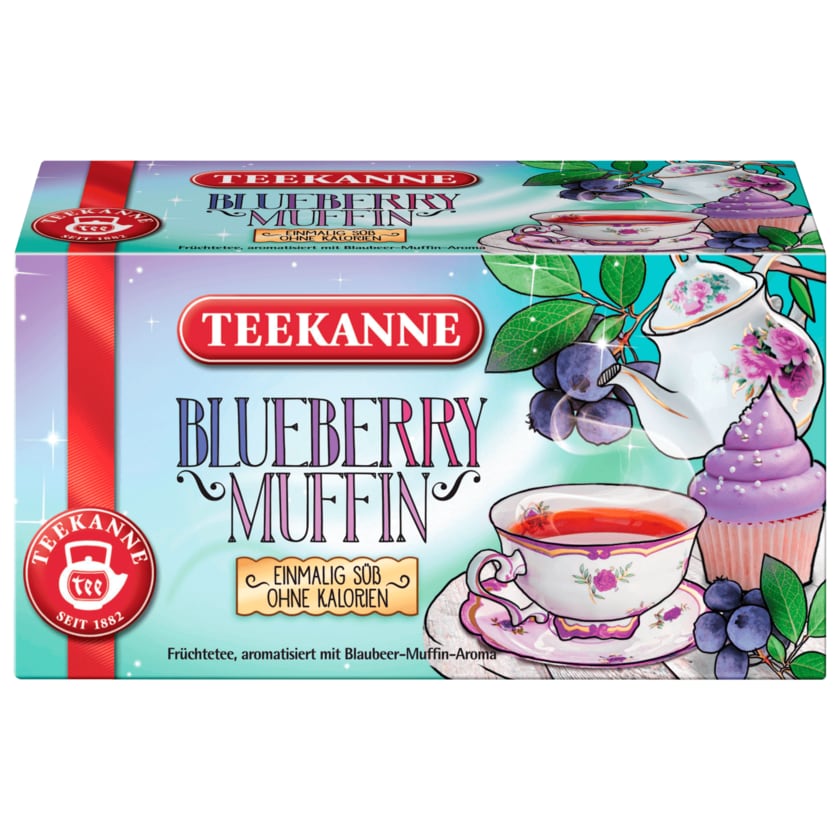 Teekanne Blueberry Muffin 40,5g, 18 Beutel